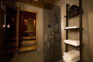 Курортные отели Glass Resort Рованиеми Апартаменты «Премиум» Glass с сауной и гидромассажной ванной-13